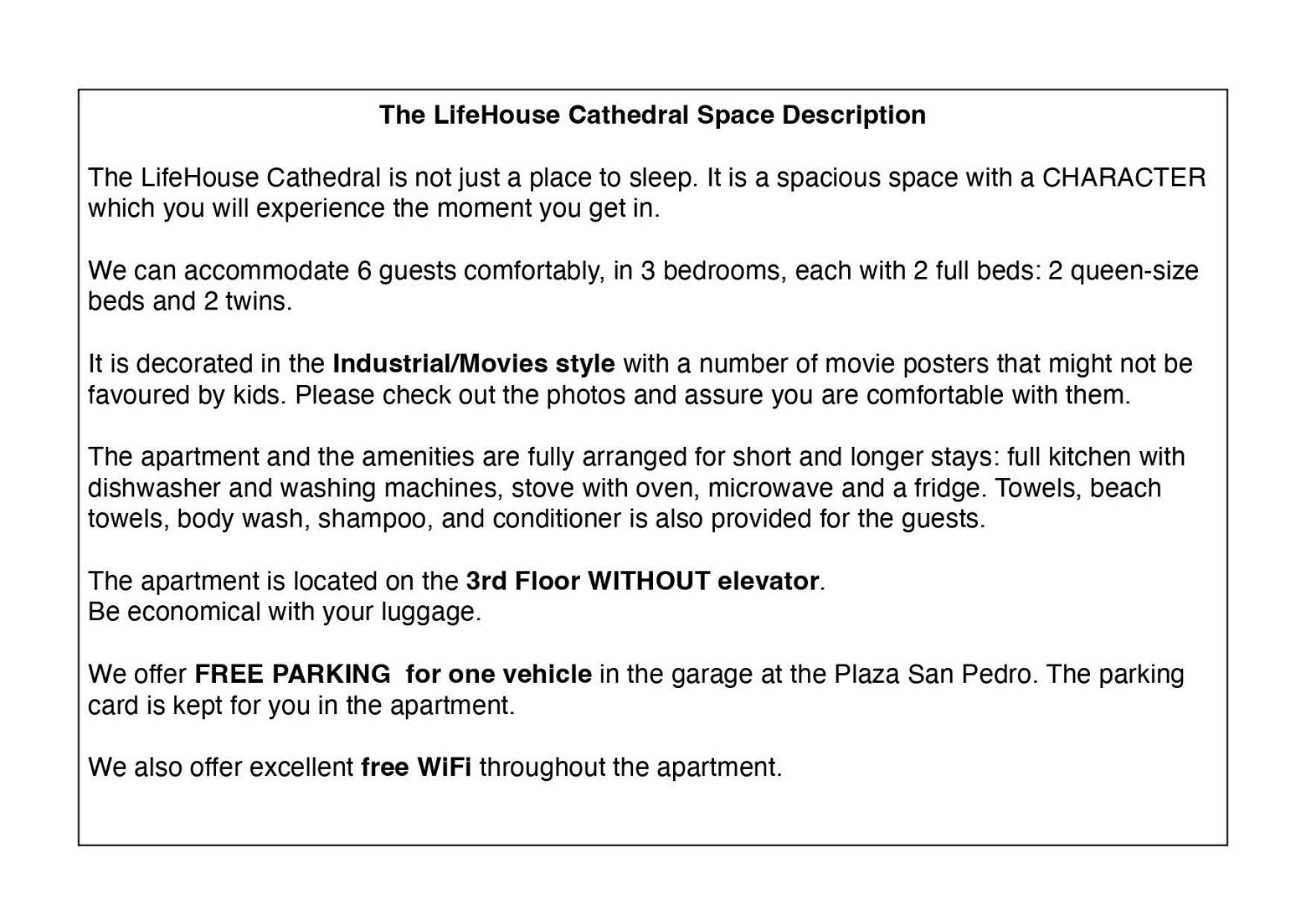 Lifehouse Cathedral * Free Parking* Superiorwifi* Daire Almería Dış mekan fotoğraf